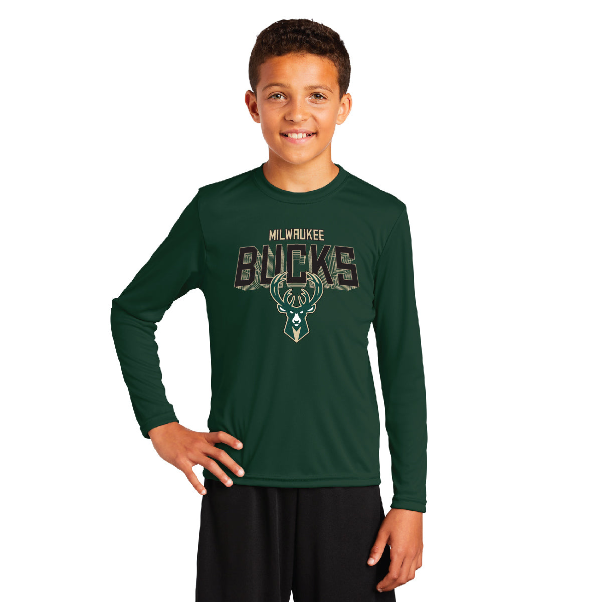 Youth Long Sleeve PosiCharge® Competitor™ Tee – Bucks Camps & Clinics